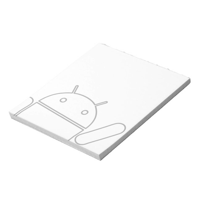 Waving Android Notepad (Rotated)