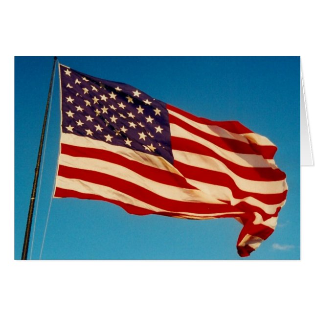 waving flag (Front Horizontal)