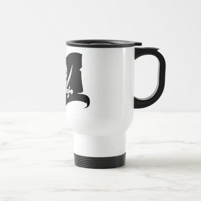 Waving Flag #10 Jack Rackham Travel Mug (Right)