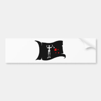 Waving Flag  #1 Blackbeard Bumper Sticker