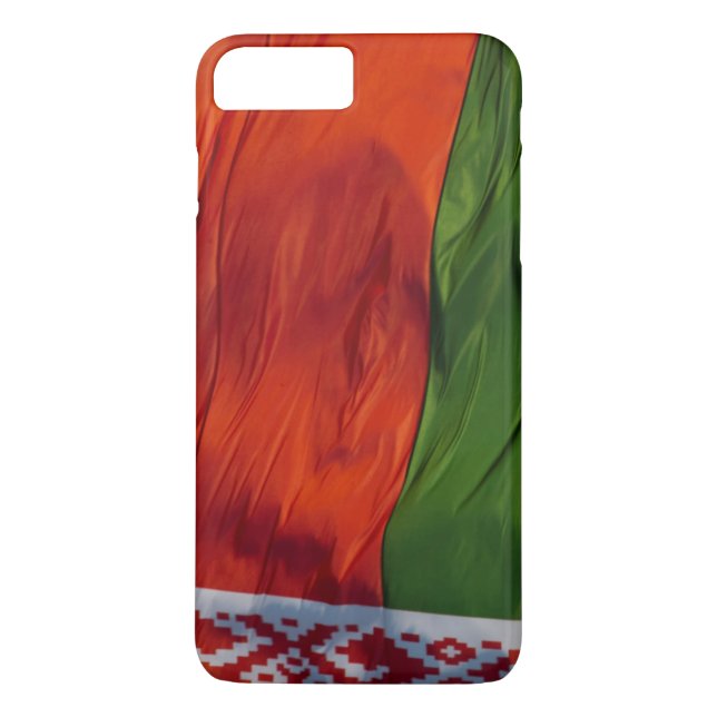 Waving Flag of Belarus Case-Mate iPhone Case (Back)