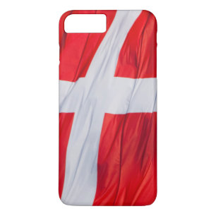 Waving Flag of Denmark iPhone 8 Plus/7 Plus Case