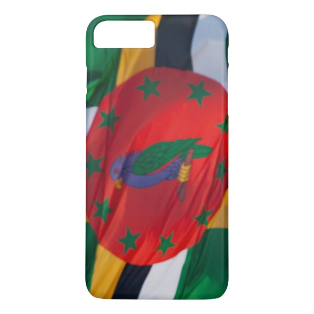 Waving Flag of Dominica Case-Mate iPhone Case (Back)