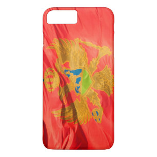 Waving Flag of Montenegro iPhone 8 Plus/7 Plus Case