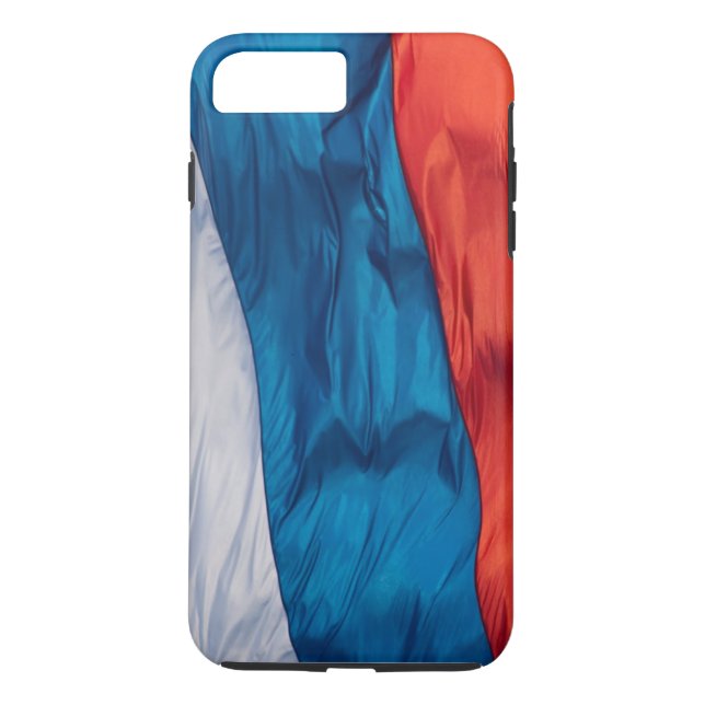 Waving Flag of Russia Case-Mate iPhone Case (Back)