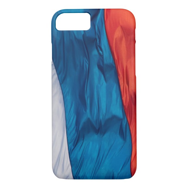 Waving Flag of Russia Case-Mate iPhone Case (Back)