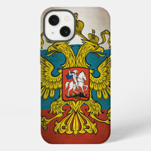 Waving flag of Russia iPhone 13 Case