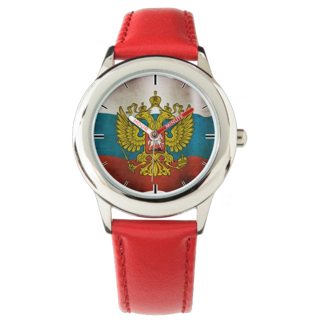 Waving flag of Russia Watch (Front)