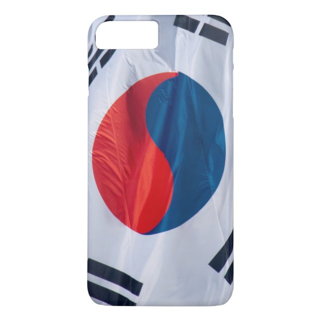 Waving Flag of South Korea Case-Mate iPhone Case (Back)