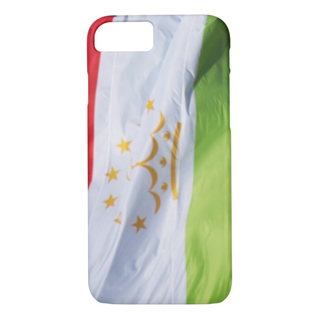 Waving Flag of Tajikistan Case-Mate iPhone Case (Back)