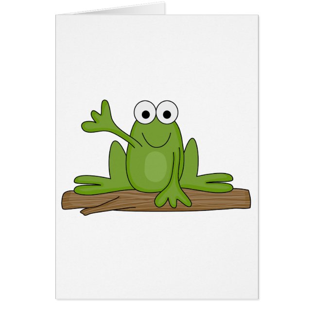 waving froggy frog (Front)