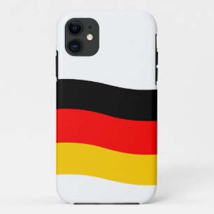 Waving German Flag iPhone 11 Case