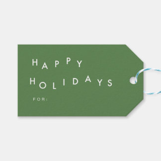 Waving Holidays  Gift Tags