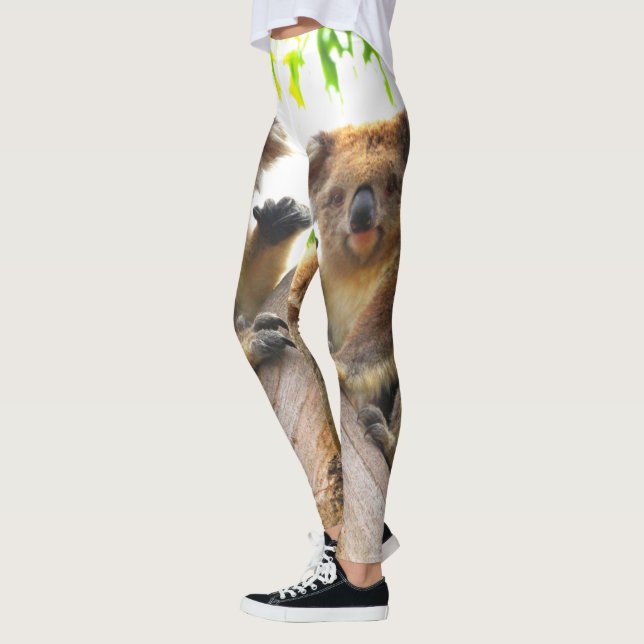 WAVING KOALA LEGGINGS (Left)