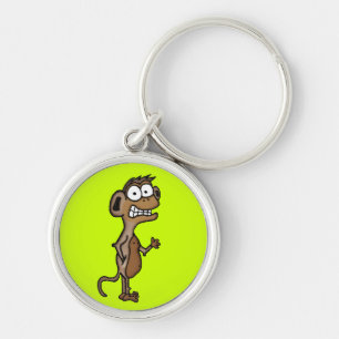 Waving Monkey Key Ring
