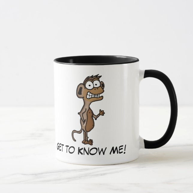 Waving Monkey Mug (Right)