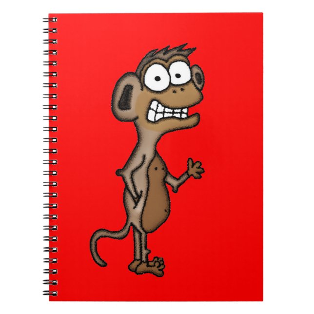 Waving Monkey Notebook (Front)