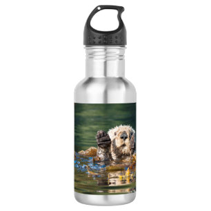Waving Sea Otter 532 Ml Water Bottle
