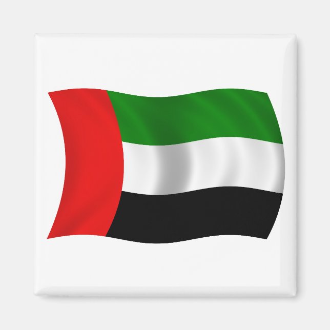 Waving UAE Flag Magnet (Front)