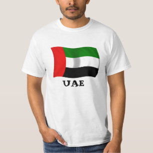 Waving UAE Flag T-Shirt