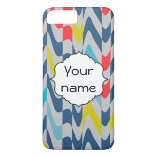 Wavy abstract design iPhone 8 plus/7 plus case