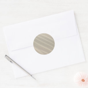 Wavy Beach Sand Classic Round Sticker
