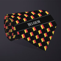 Wavy Belgium Flag Pattern 