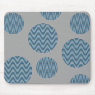 Wavy Circular Patterned Mousepad