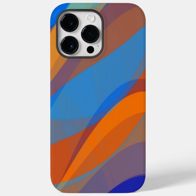 Wavy Colours iPhone / iPad case (Back)