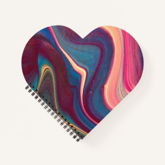 Wavy colours notebook
