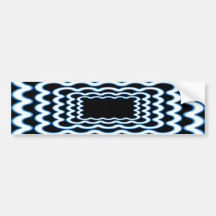 Wavy Frames Bumper Sticker