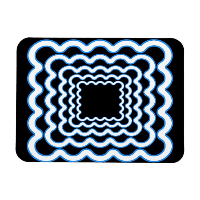 Wavy Frames Magnet (Horizontal)