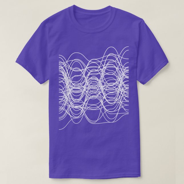 wavy geometric lines T-Shirt (Design Front)