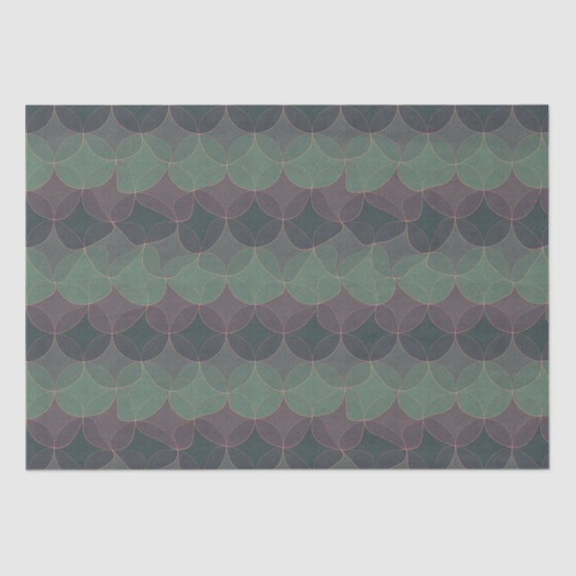 Wavy Geometric Wrapping Paper (Front)