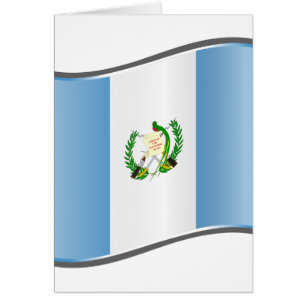 Wavy Guatemala Flag