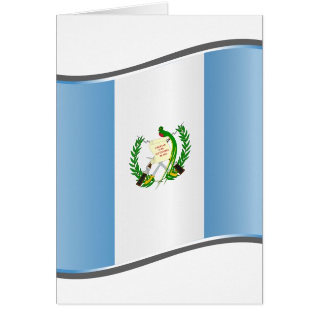 Wavy Guatemala Flag (Front)