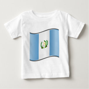 Wavy Guatemala Flag Baby T-Shirt