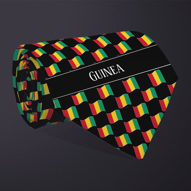 Wavy Guinea Flag Pattern  Tie (Creator Uploaded)