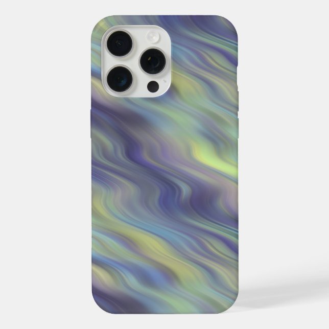 Wavy Lavender Texture iPhone Case (Back)