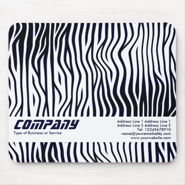 Wavy Lines, Business Mouse Mat (Front)