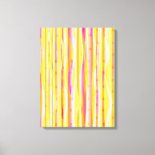 Wavy Lines Canvas Print