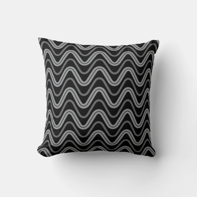 Wavy Lines Cushion (Front)