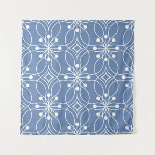Wavy Lines Geometric Vintage Pattern Tapestry