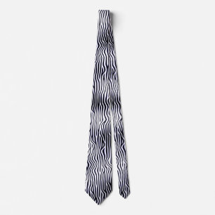 Wavy lines - Hi-Contrast Tie