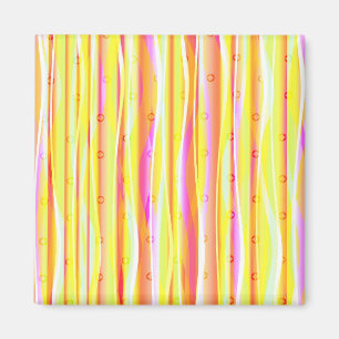 Wavy Lines Magnet