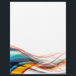 Wavy Lines Modern Science and Technology Custom Flyer<br><div class="desc">Professional 2-sided design for your high-tech business, career professions and more. To change the text, use the personalise option. For more extensive text changes such as changes to the font, font colour, or text layout, choose the customise option. This design can be requested for any of the products offered at...</div>