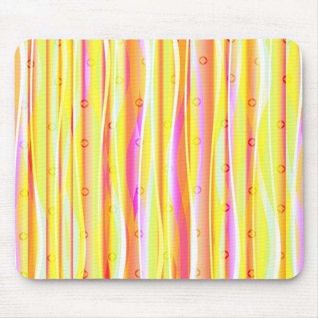 Wavy Lines Mouse Mat (Front)