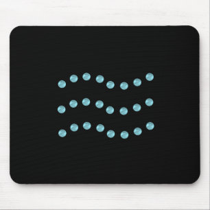Wavy lines mouse mat