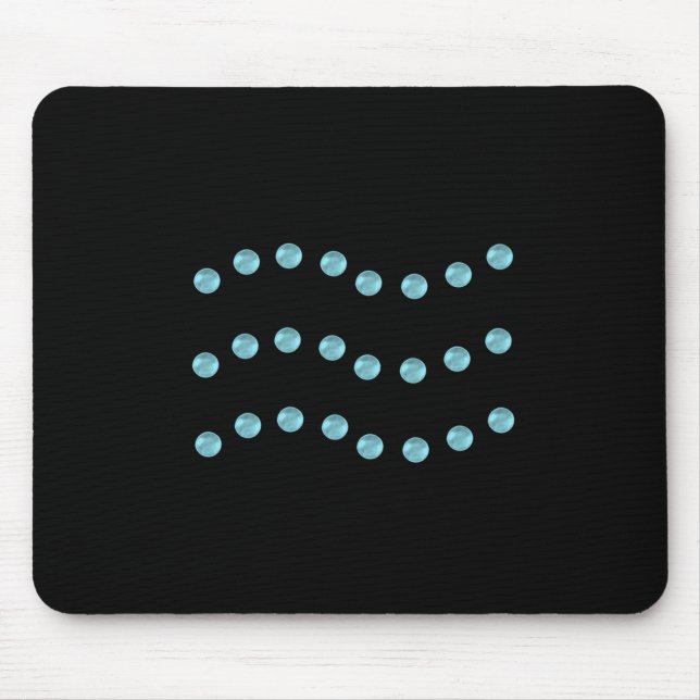 Wavy lines mouse mat (Front)