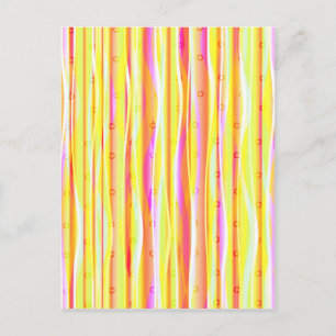 Wavy Lines Postcard